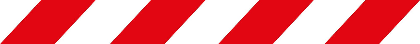 ATM Señalización RD80511 - Cinta de balizamiento blanca y roja - Ferrotecnia