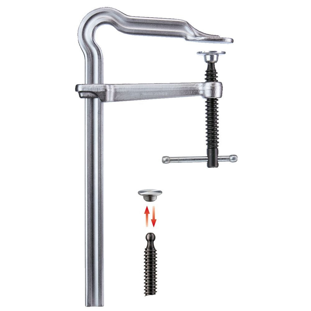 Bessey GM60ZK - Tornillo de apriete con pasador metálico en cruz Bessey Omega GMZ 600/120