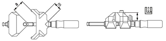 Bessey WS3 - Mordaza para ángulos Serie WS 2 x 55 mm - Ferrotecnia
