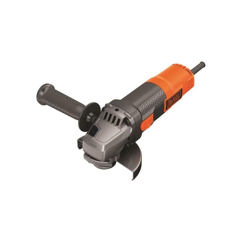 Black + Decker BEG220K-QS - Amoladora angular (125 mm, 900 W, maletín)