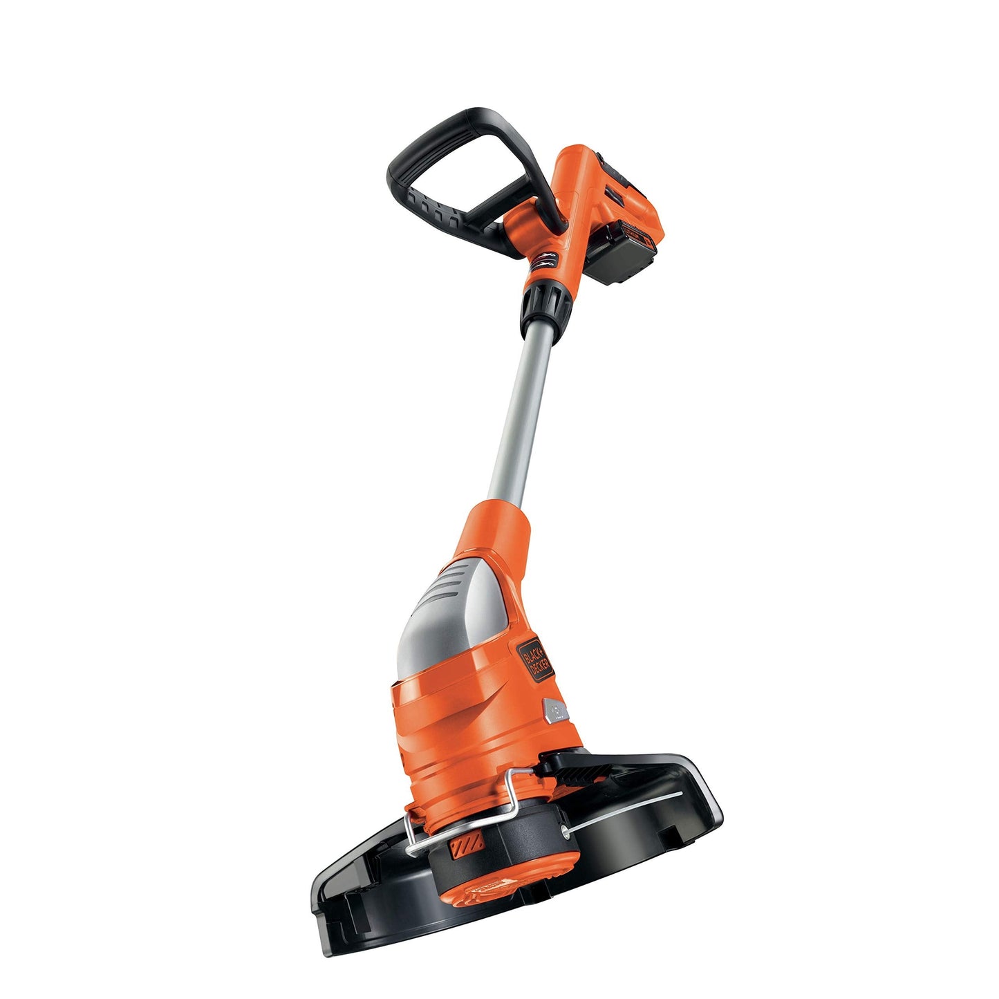 BLACK+DECKER GLC1823L20-QW Cortabordes con Batería de Litio 18 V y 2.0 Ah, Ancho de Corte 23 cm, 2 Velocidades, Tubo Telescópico y Bobina de Hilo Black and Decker A6481-XJ