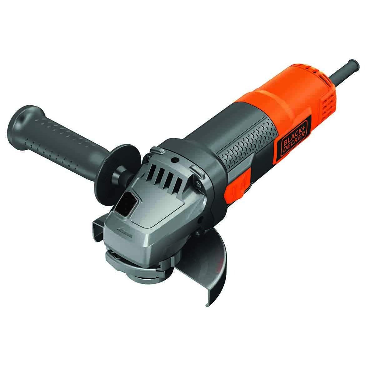 Black+Decker BEG220-QS Amoladora angular 900 W, 12.000 rpm, eje M14, Ajuste de Guarda sin Llave, Naranja, disco 125 mm - Ferrotecnia