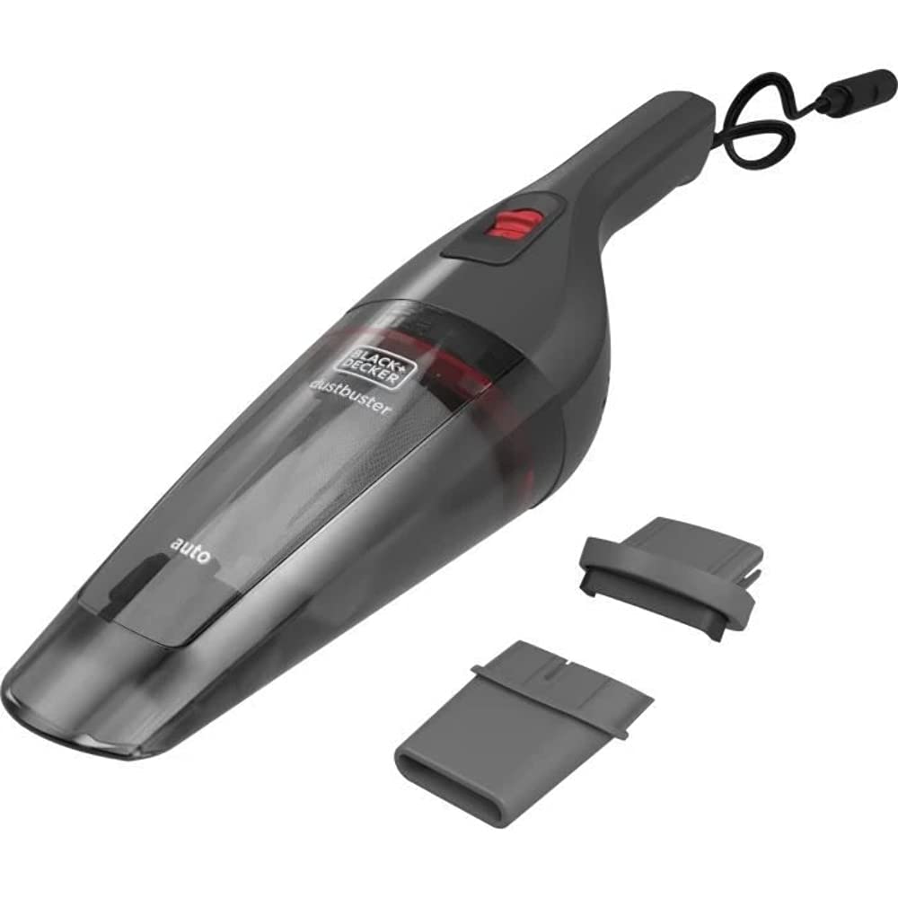 Black+Decker dustbuster Aspiradora de Mano para Coche con Cable de 12V, NVB12AV-XJ