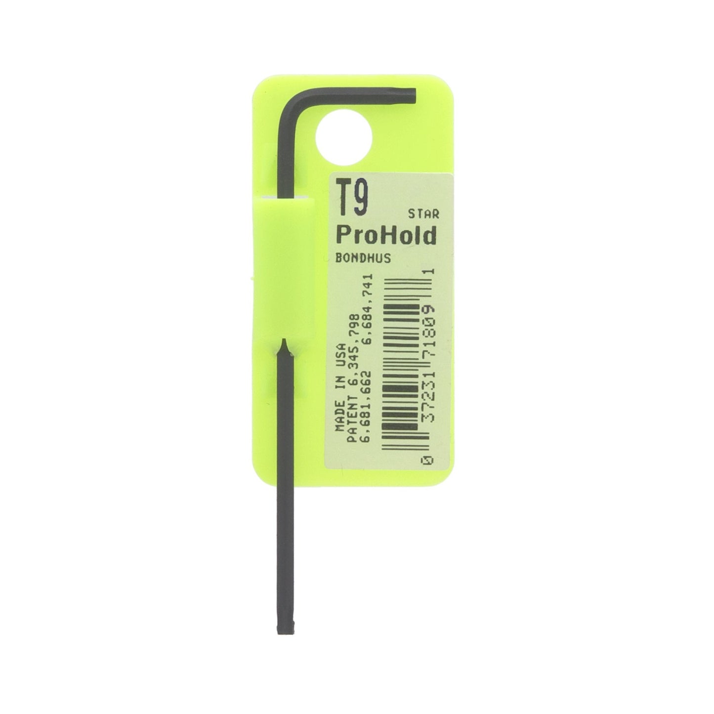 Bondhus 71809 - Llave en L Bondhus ProGuard Torx T9 ProHold