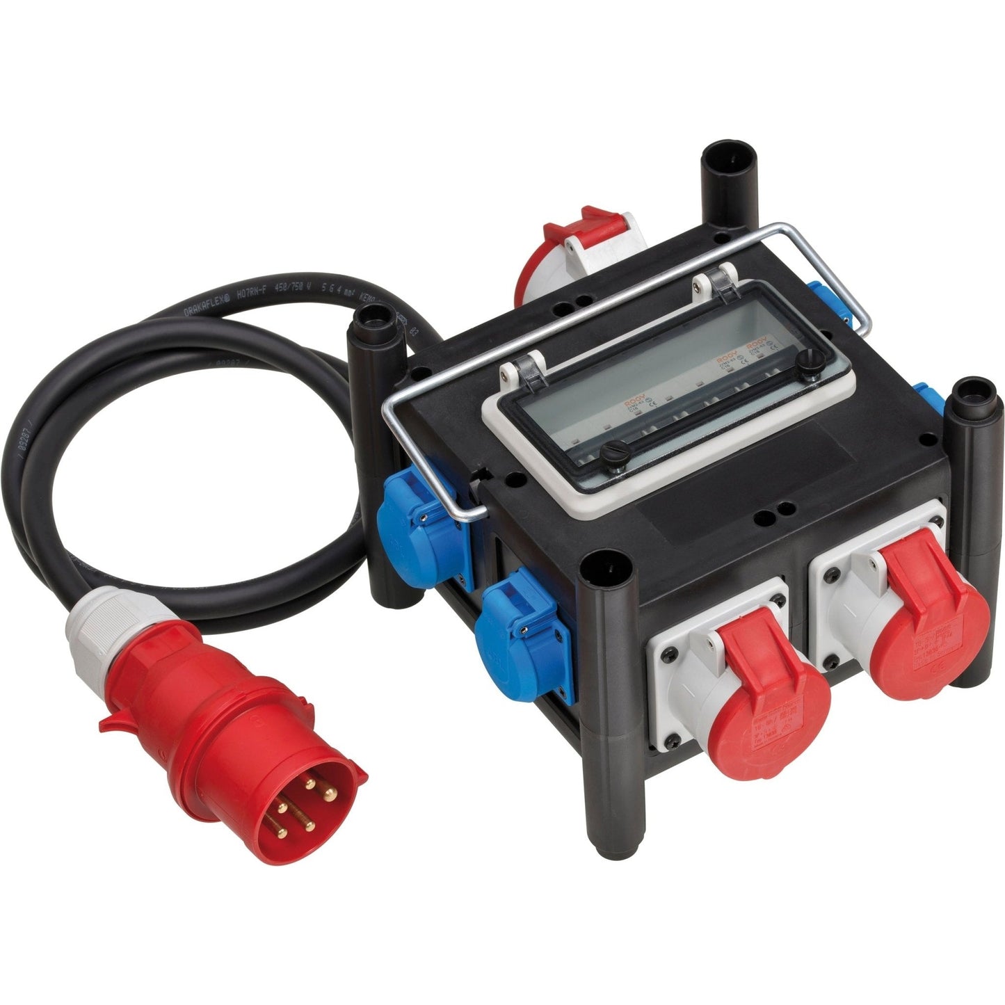 Brennenstuhl 1153690200 - Compact rubber power distributor IP44 BSV 3 (2 m)