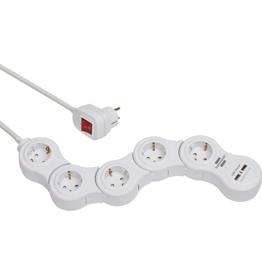 Brennenstuhl 1155350210 - Vario-Power multi-station with USB ports