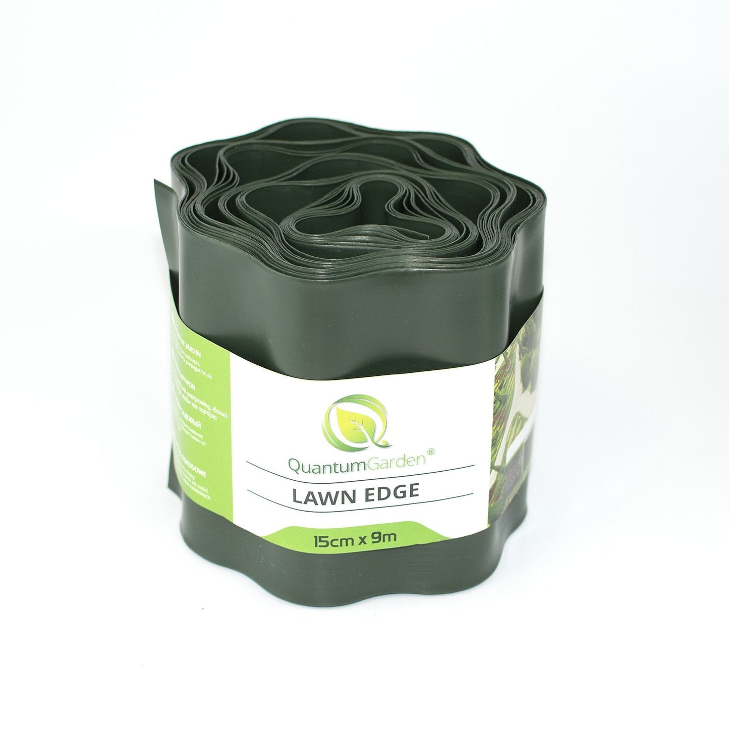 Cellfast 30-022H - Borde de césped 15 cm x 9 m, verde oscuro