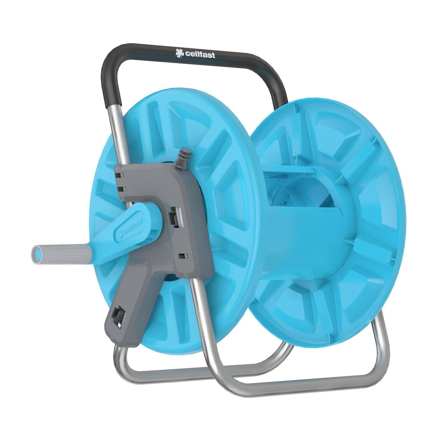 Cellfast 55-160 - Enrollador-soporte de manguera 60 m 1/2" AluPlus