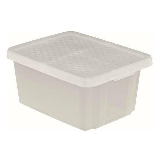 Curver, Caja para Ropa y Textil del Hogar 45L., con Tapa, Color Cristal (196065) - Ferrotecnia