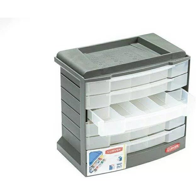 Curver Cajonera para piezas pequeñas 290 x 170 x 270 mm, caja para pesca - Ferrotecnia