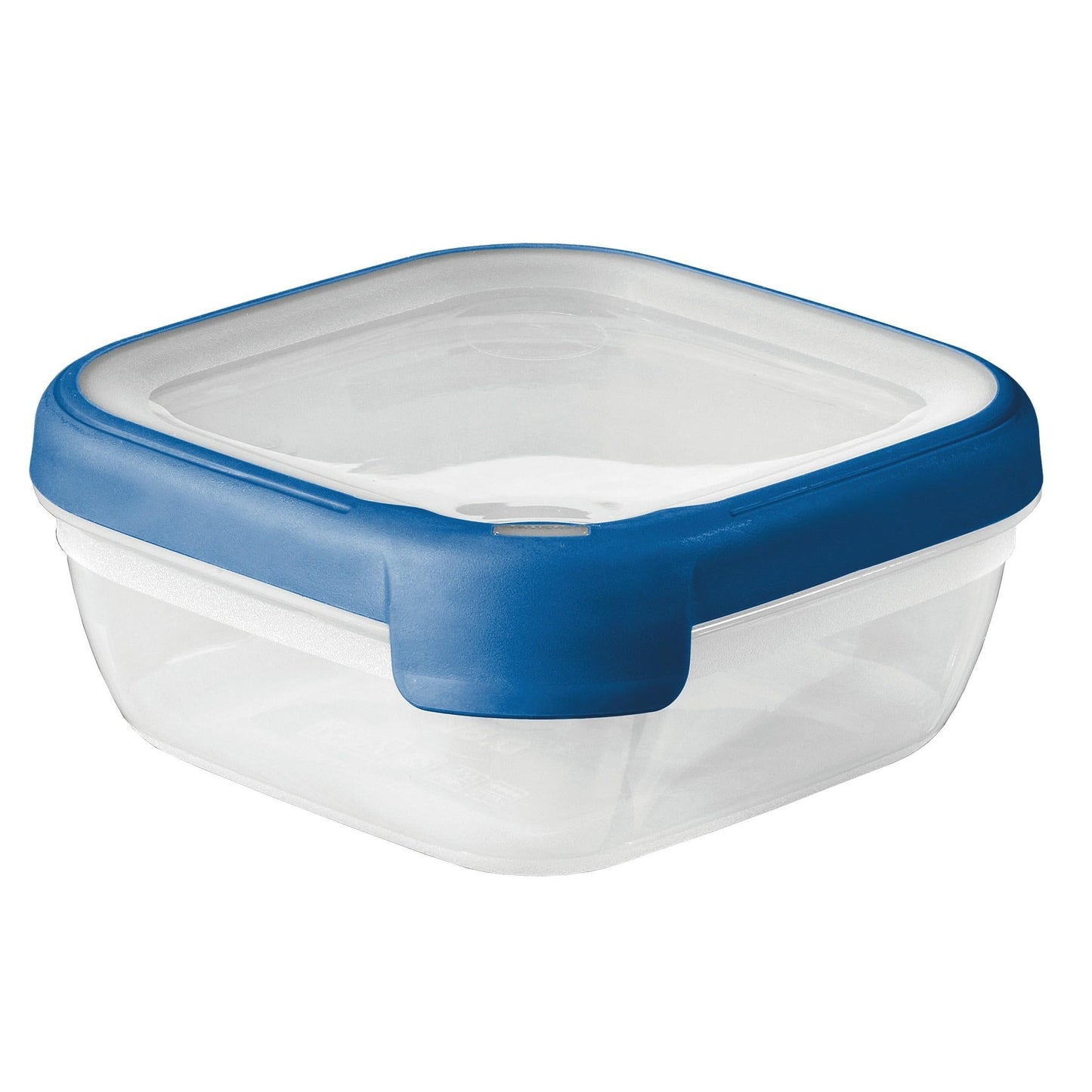 Curver - Recipiente hermetico cuadrado 0,75 L, transparente/azul