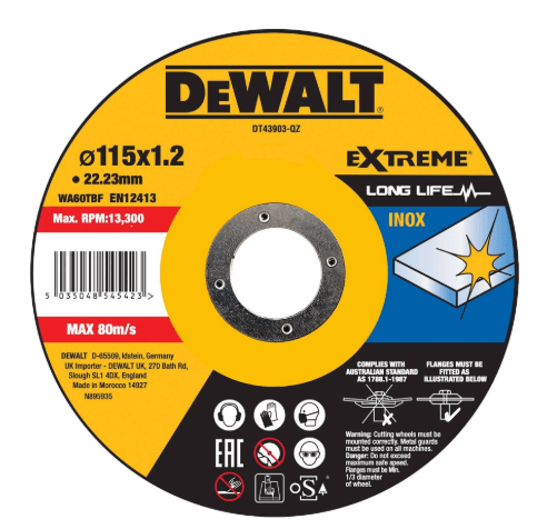 DEWALT DT43903-QZ - Disco de corte OSA de alto rendimiento