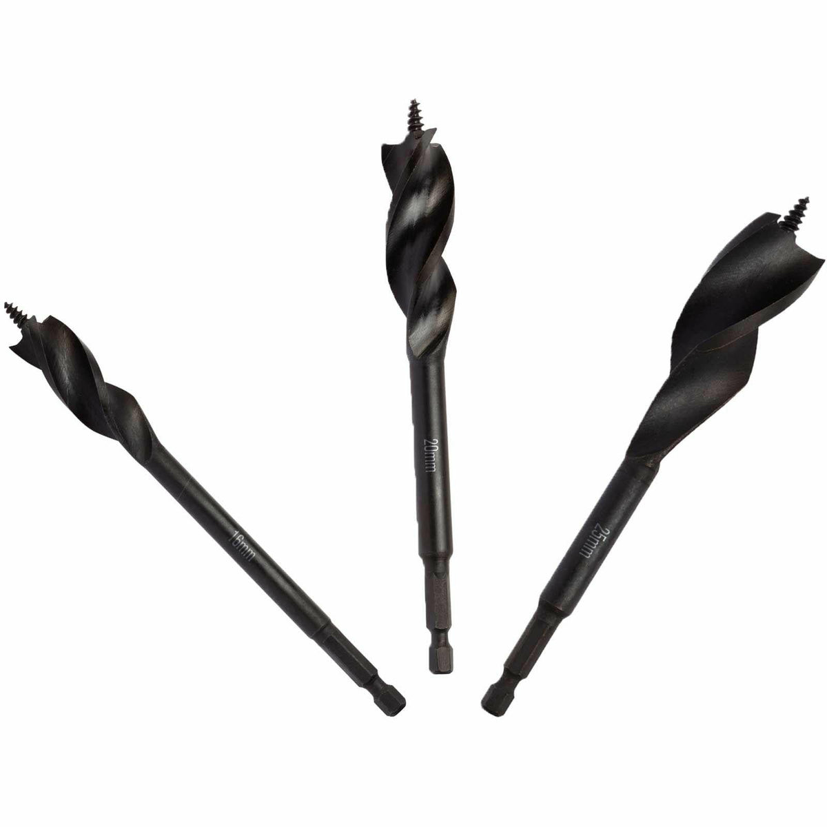 DeWalt DT90237-QZ DT90237-QZ-Juego de Brocas de Triple Flauta ext 152mm (16mm, 20mm 25mm)