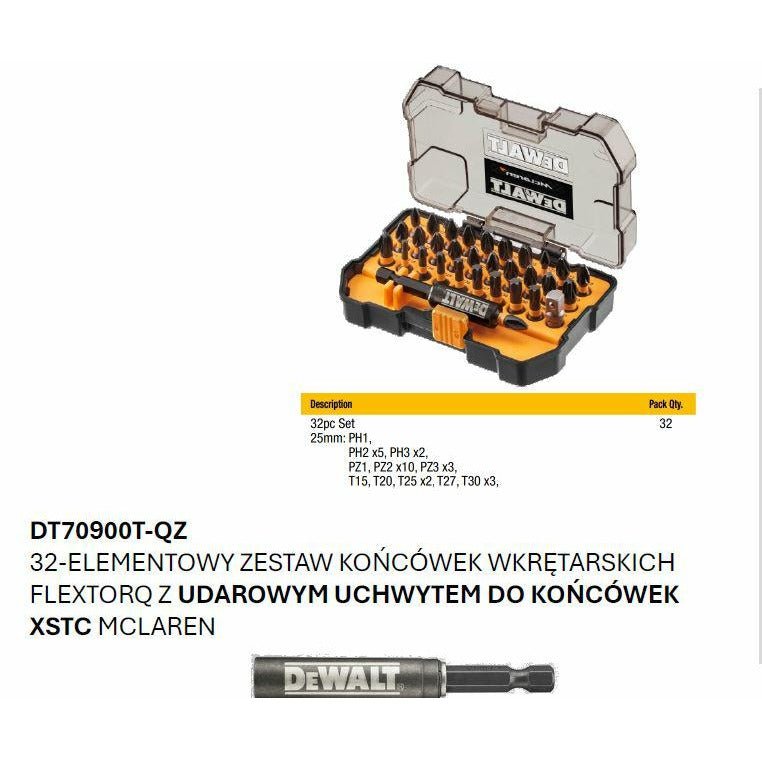 DEWALT McLaren - Juego de 32 piezas, 30 puntas de producto para uso diario - Ferrotecnia