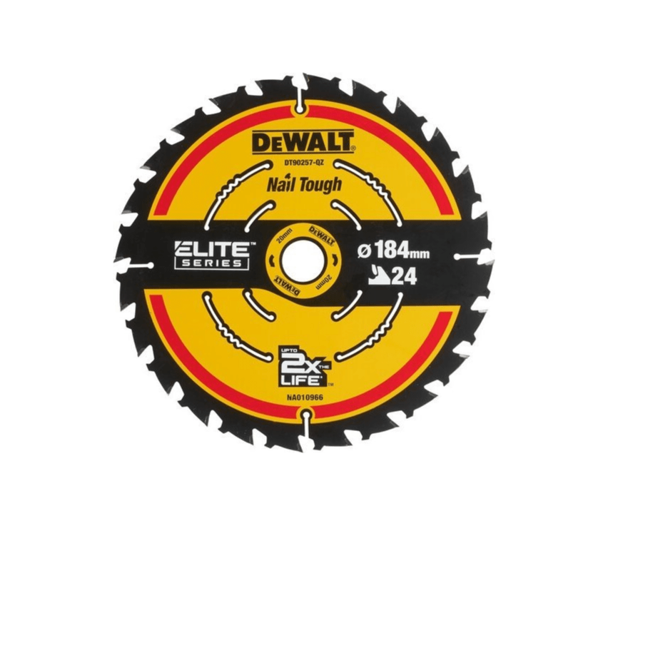 DEWALT Merchandiser RTS DT90257 x10 - Hoja para uso profesional para mejorar el rendimiento en cada uso con medida o especificación 184mm - Ferrotecnia