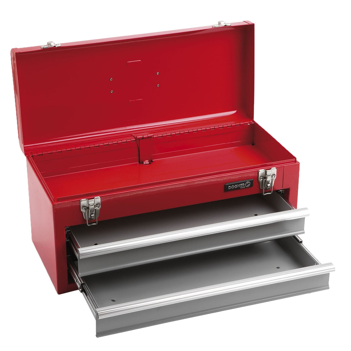 Dogher 026-003 - Caja Herramientas Metal 1 Bandeja + 2 Cajones .510 x 218 x 250