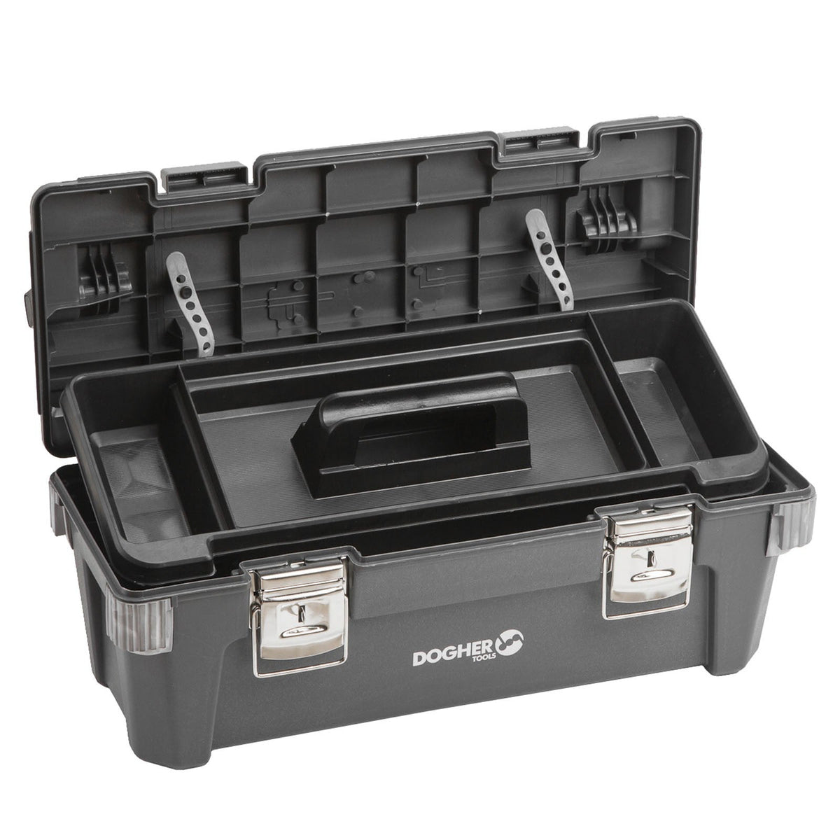Dogher 050-007 - Caja Plástico Cierre Metálico Doble 650 x 275 x 265 mm
