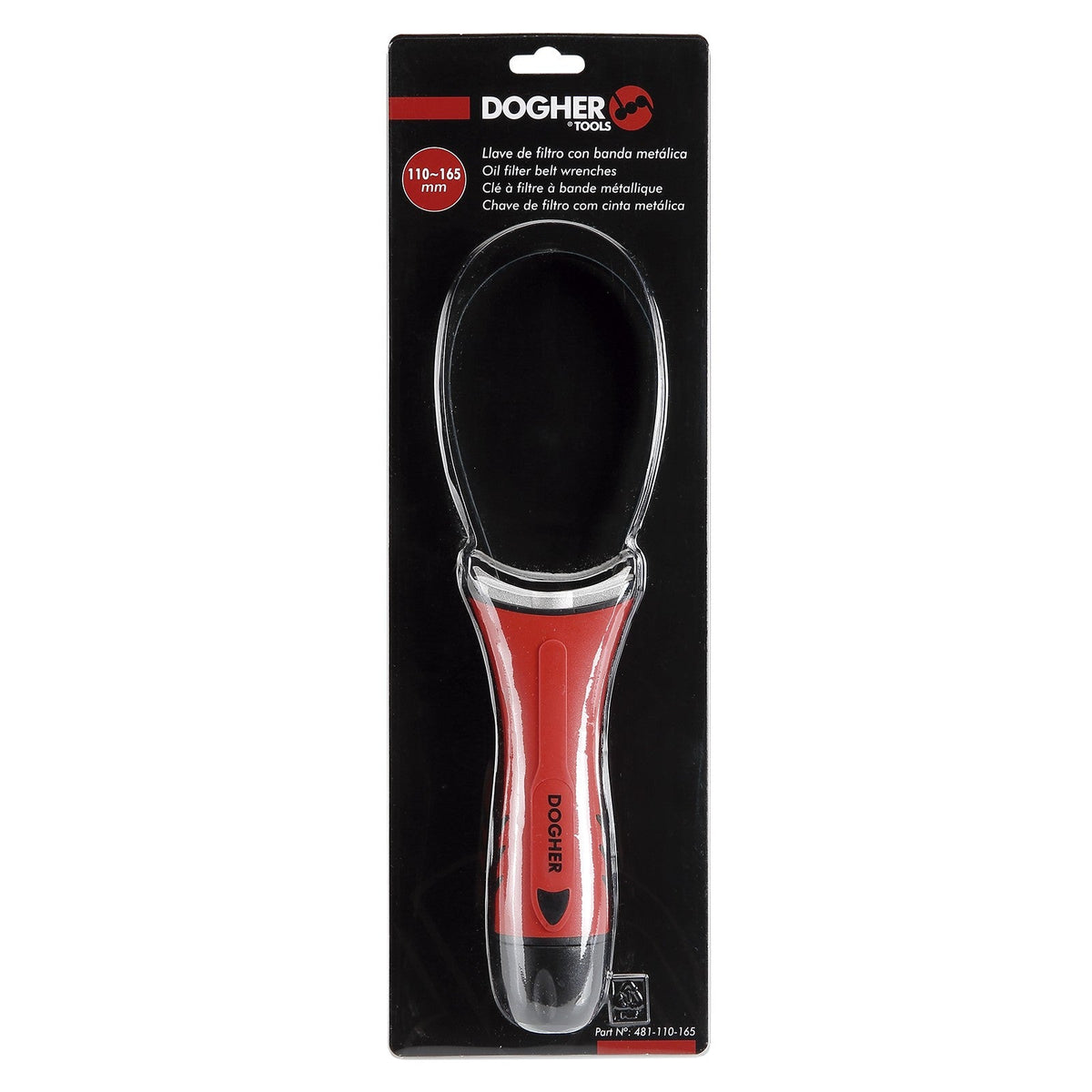 Dogher 481-110-165 - Llave De Filtro Con Cinta Met 110-165Mm
