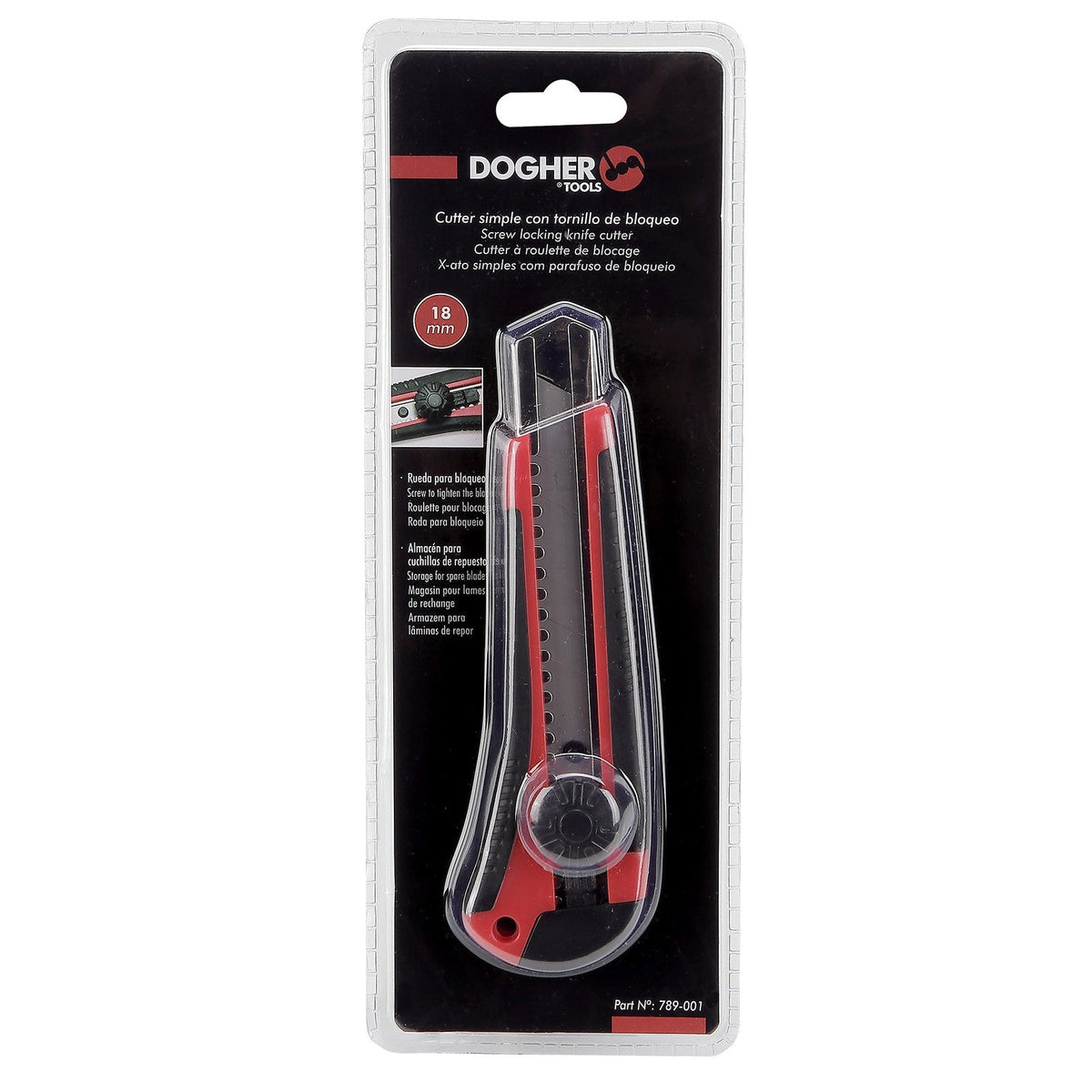 Dogher 789-001 - Cutter Bimat. Tornillo De Bloqueo 18Mm