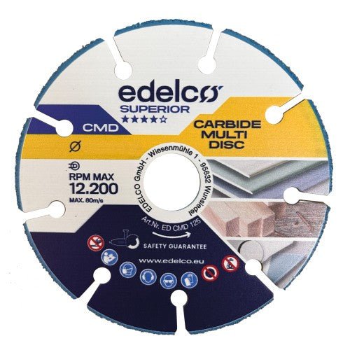 Edelco EDCMD115 - Disco Carburo Multimaterial 115 mm - Ferrotecnia