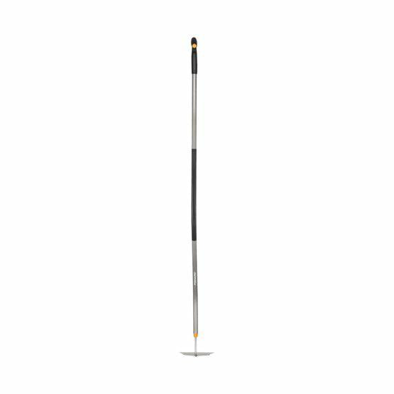 Fiskars Azada, Ergonómica, Longitud: 155 cm, Anchura: 18,5 cm, Cabeza de Acero al Boro Endurecido/Mango de Aluminio, Negro/Gris, 1076979