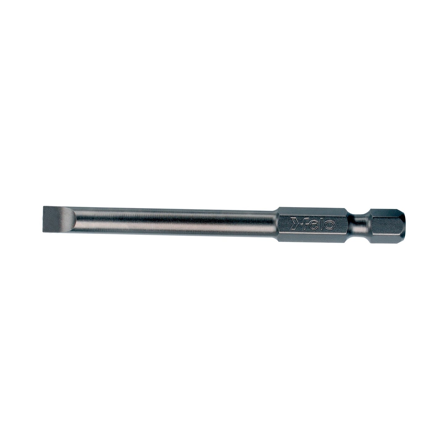 Felo 03052710 - Industry E6 Flat Screwdriver Bit, 3x73 mm. SL 5.5 x 1.0