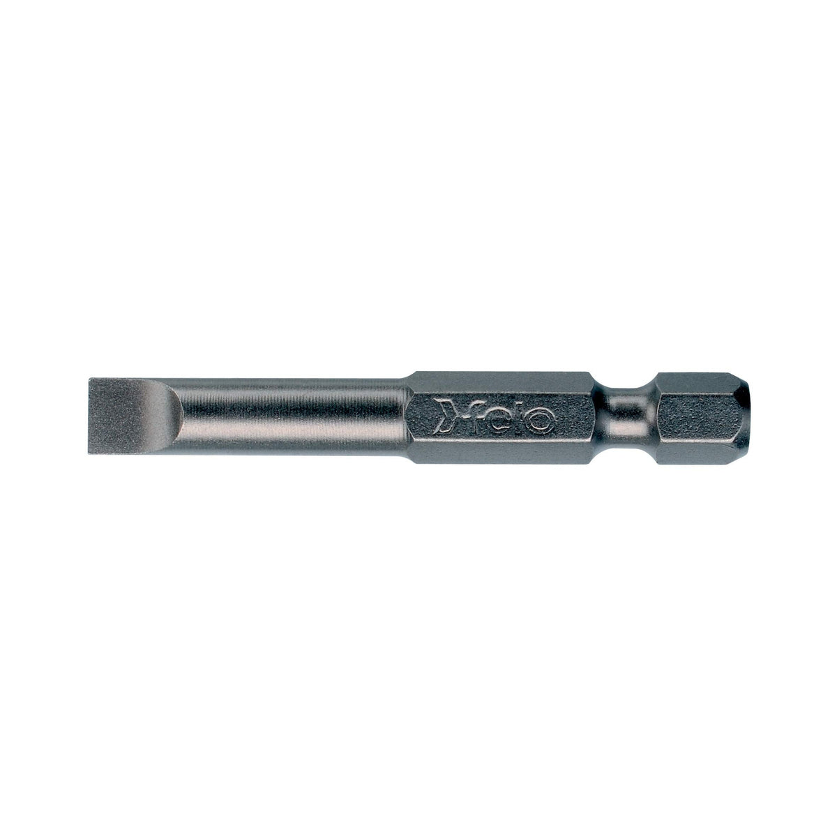Felo 03081510 - Embout de tournevis plat industriel E6,3 x 50 mm. SL 8,0 x 1,6