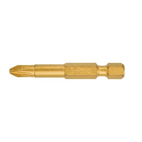 Felo 03102570 - Punta Felo Titanio E6,3 PZ2x50 mm. (Lote de 10 uds)