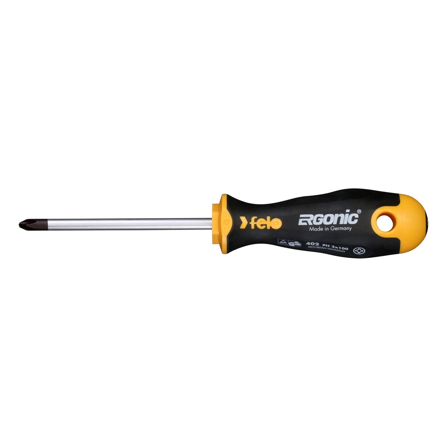 Felo 41240540 - Felo Ergonic PH4x150 mm screwdriver. (hexagonal rod)