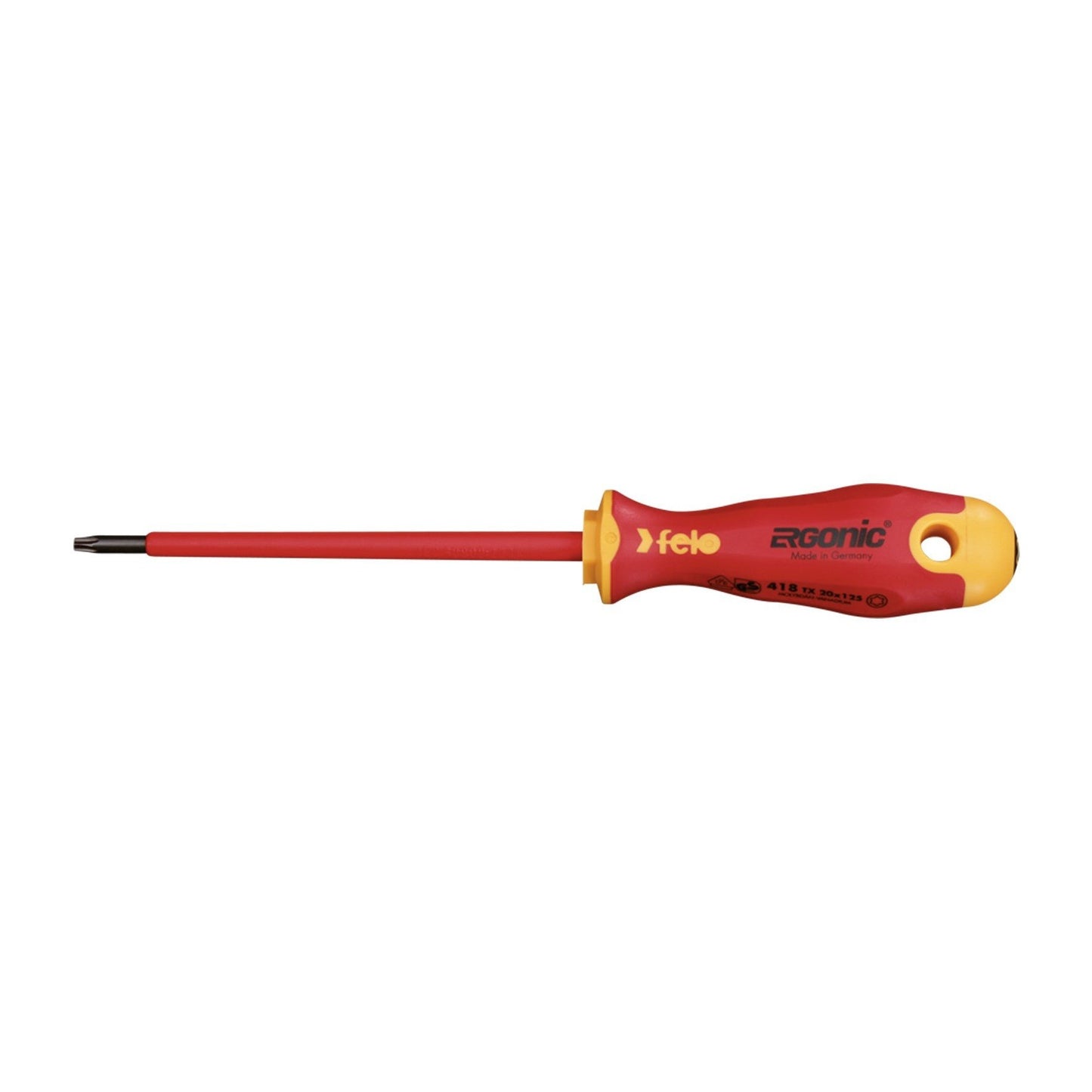 Felo 41810390 - Felo Ergonic Torx® VDE insulated screwdriver 10x100 mm.