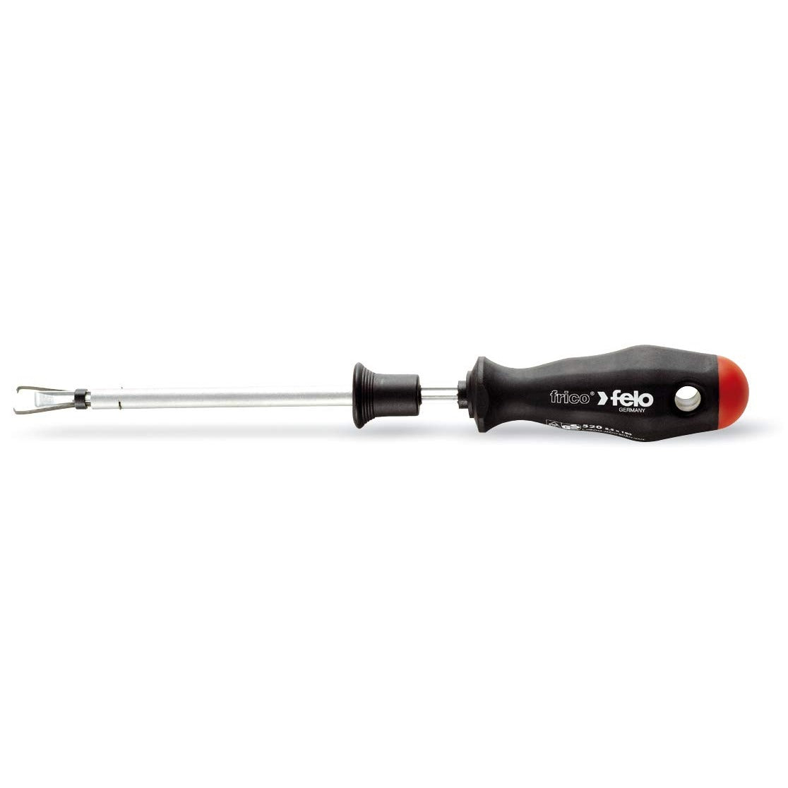 Felo 42005510 - Felo Ergonic screwdriver with retainer 5.5x1.0x155 mm.