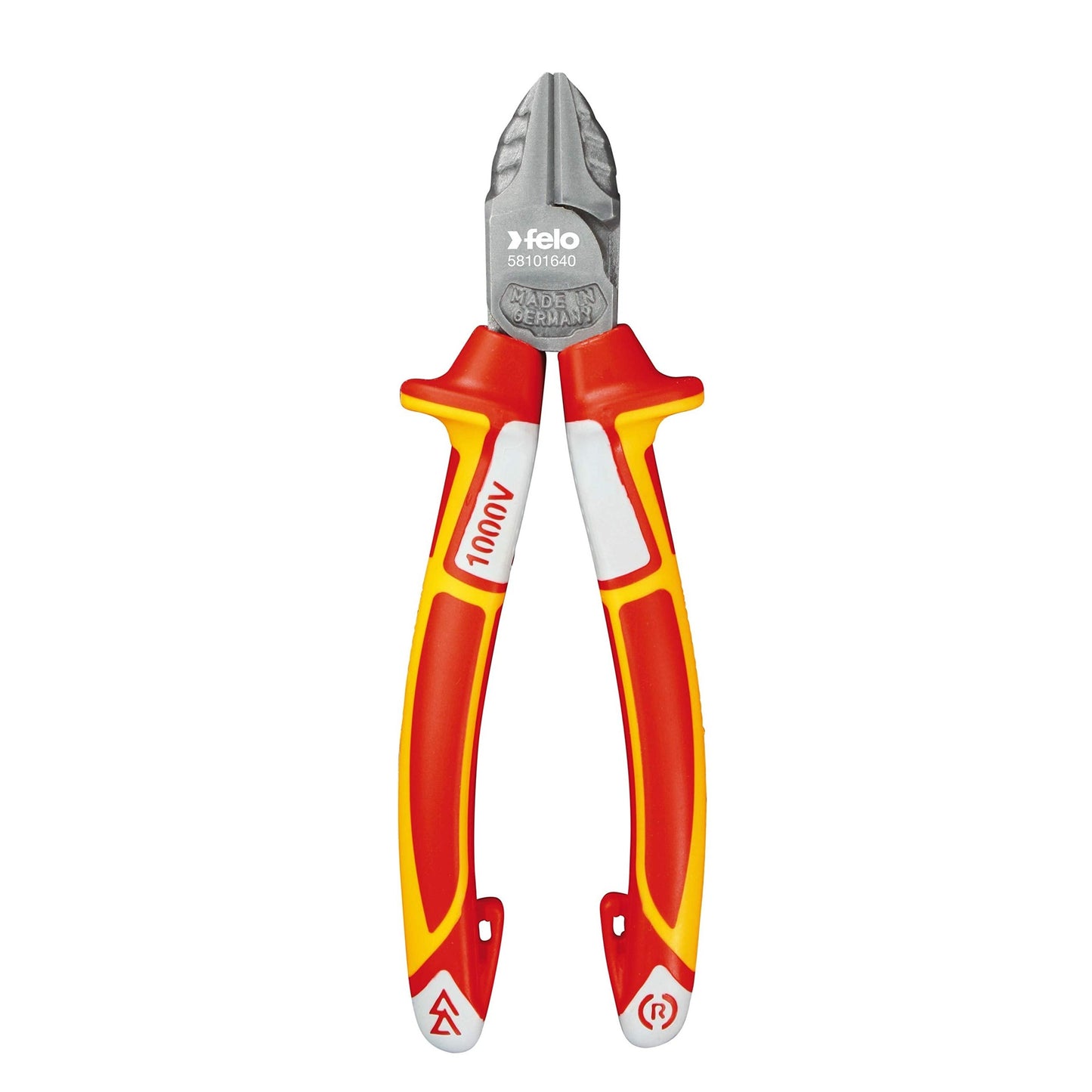 Felo 58101640 - Diagonal cutting pliers with handles in 3 VDE insulated components Felo 160 mm.