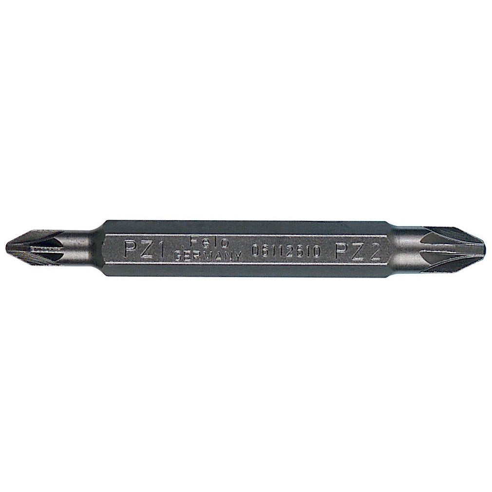 Felo 6123610 - Punta Felo Industry reversible 1/4" PZ2/PZ3x 60 mm. (lote de 10 unidades)