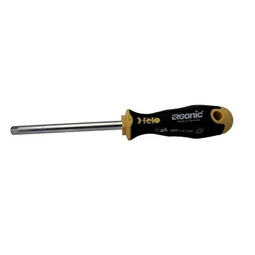 Felo 49711040 - Destornillador portavasos Felo Ergonic MS 1/4"x100 mm.