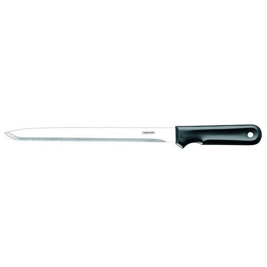 Fiskars Cuchillo para materiales aislantes K20, Longitud total: 42 cm, acero inoxidable, Negro, 1001626 - Ferrotecnia