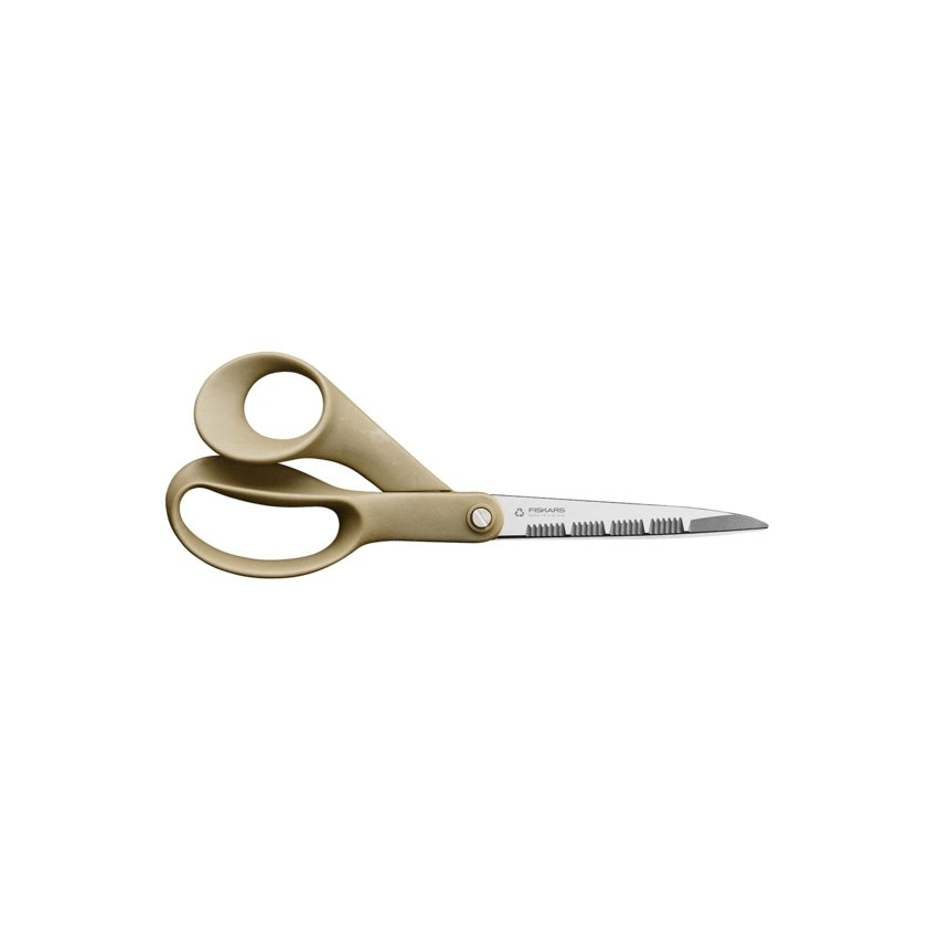 Fiskars ReNew Tijeras de podar, Longitud: 21 cm, Acero inoxidable/plástico reciclado, Fabricado con materiales 100% reciclables, 1062544 - Ferrotecnia