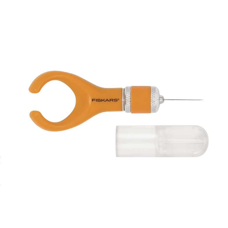 Fiskars Softgrip Mini Cúter de Precisión, Para diestros y zurdos, Longitud total: 10,7 cm, Acero /Plástico, Naranja, 1024409 - Ferrotecnia