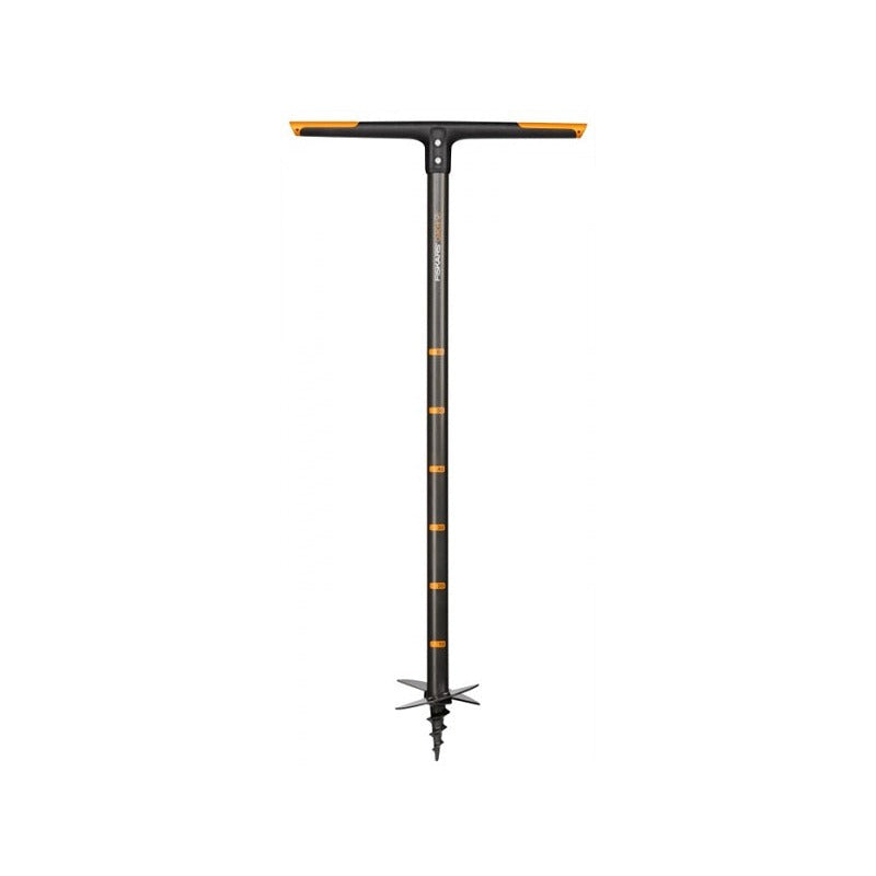 Fiskars Taladro manual, Agujeros de hasta 15 cm de Ø, Negro/Naranja, QuikDrill, Talla: M, 1000638