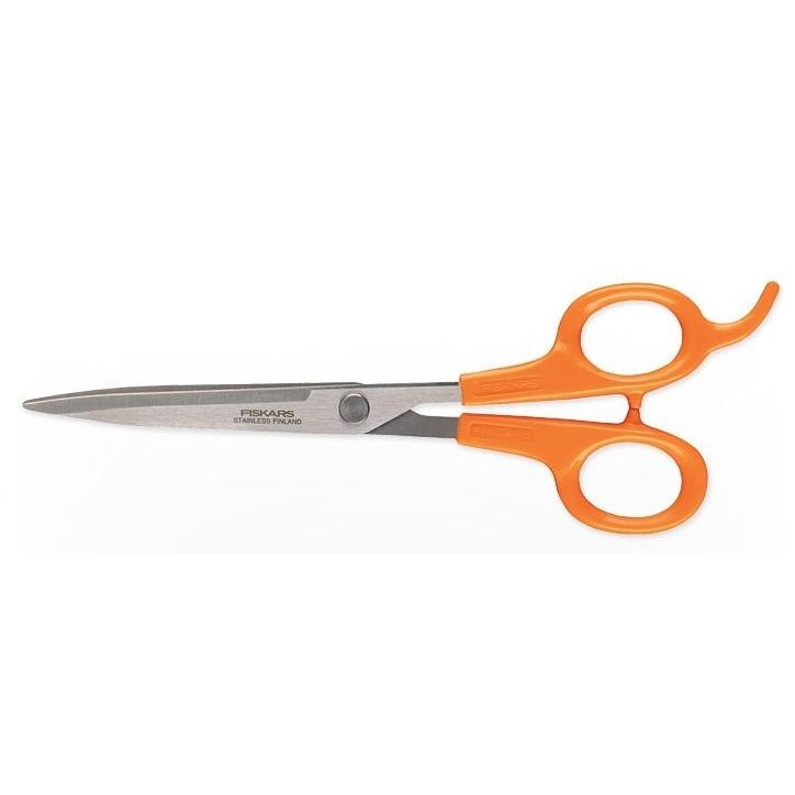 Fiskars Tijeras de peluquería, Longitud total: 17 cm, Acero de calidad/Plástico, Classic, 1003025 - Ferrotecnia