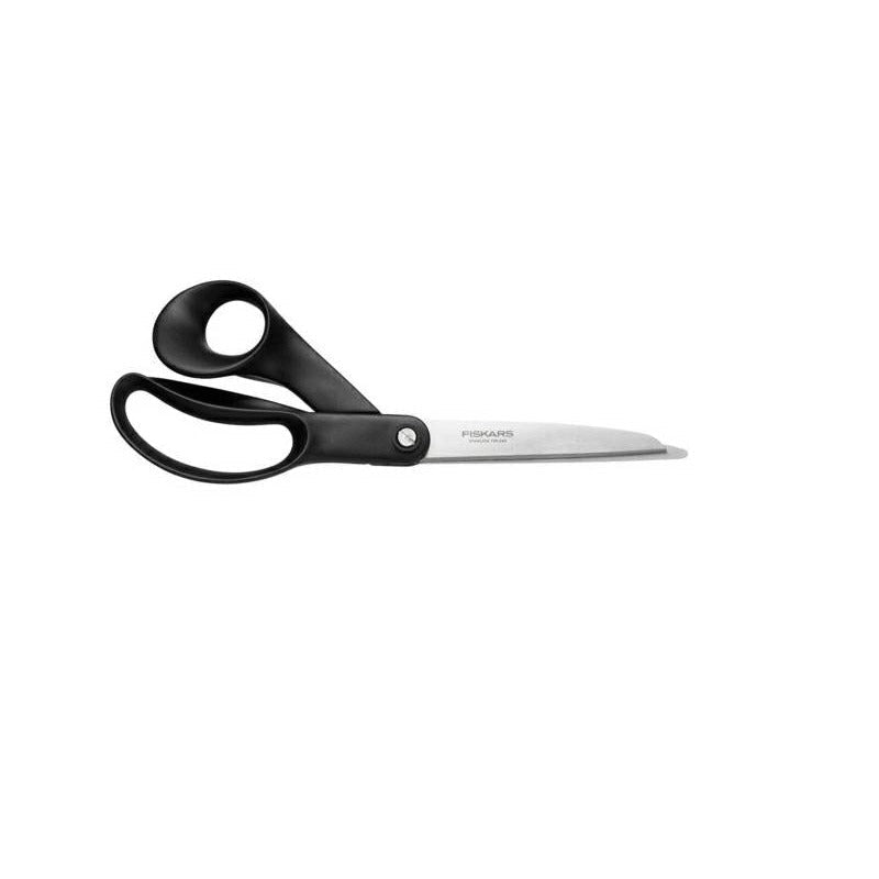 Fiskars Tijeras Hardware con muesca para corte de alambre, Longitud: 25 cm, Hoja de acero inoxidable/Mangos de Plástico, Negro, 1020478 - Ferrotecnia