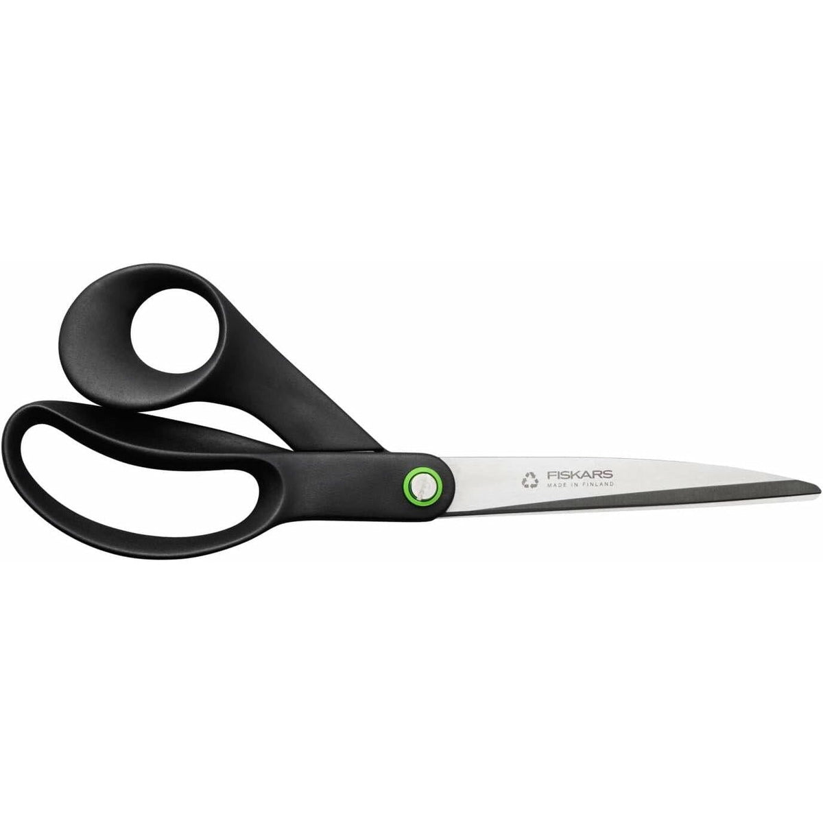 Fiskars Tijeras Universales ReNew, Longitud: 24,9 cm, Acero Inoxidable Reciclado/Plástico Reciclado, Functional Form, Negro, 1074546 - Ferrotecnia