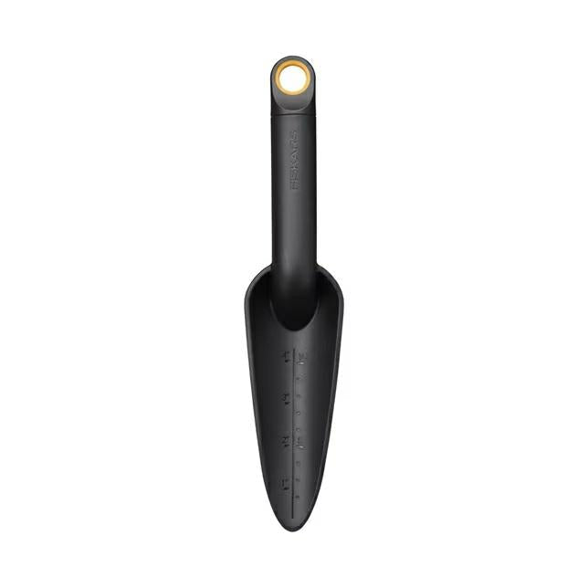 Fiskars Trasplantador, Longitud: 28 cm, FiberComp/Acero de calidad, Negro/Naranja, Solid, 1072101