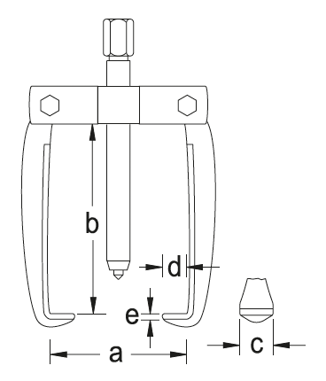 GEDORE 1.18 - Extractores económicos de 2 patas - Ferrotecnia