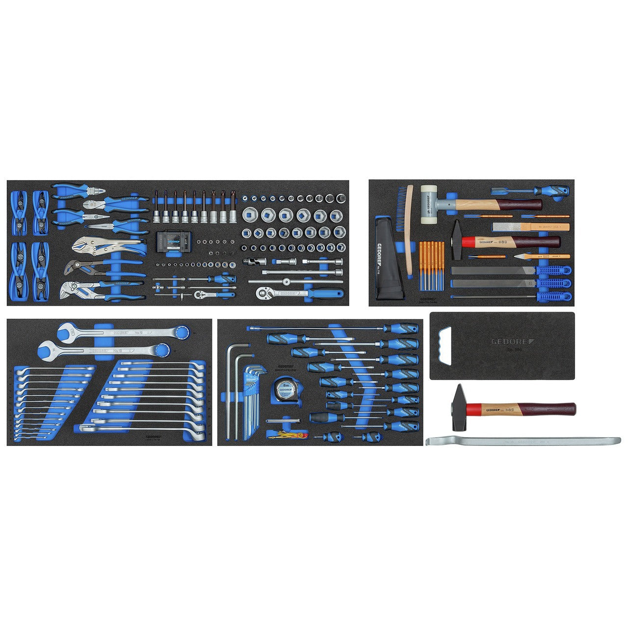 GEDORE 1504 XL-S-198 - Établi avec assortiment