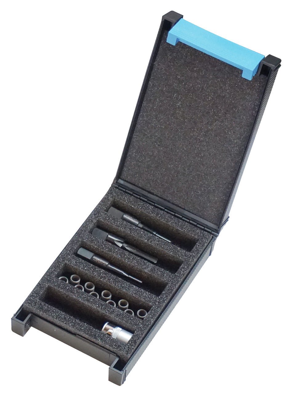 GEDORE Automotive KL - 0132 - 53 K - Juego de reparación de roscas para rosca de bujía incandescente M8 x 1 - Ferrotecnia