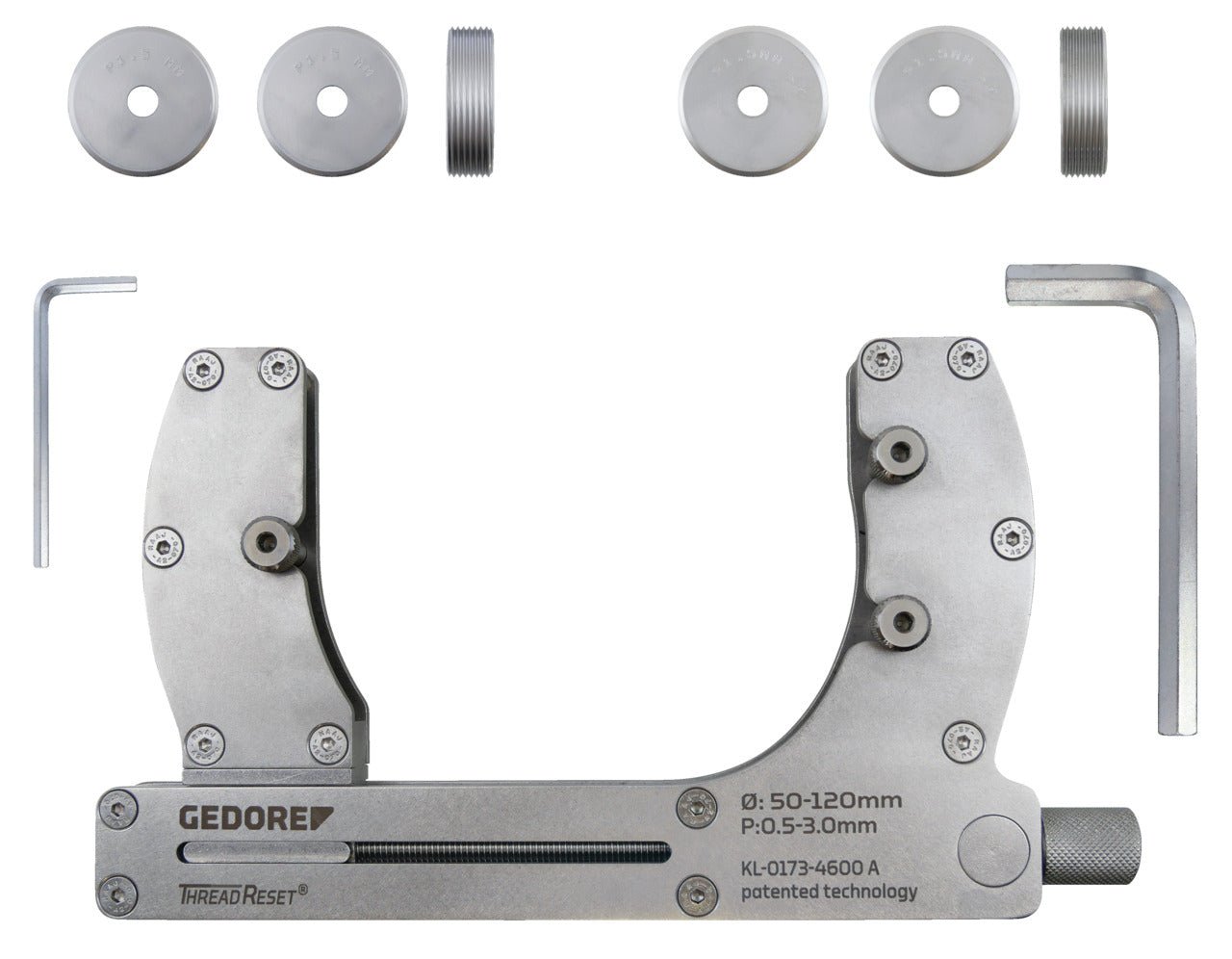 GEDORE Automotive KL - 0173 - 460 K - Juego ThreadReset® para reparar roscas M50 - M110 - Ferrotecnia