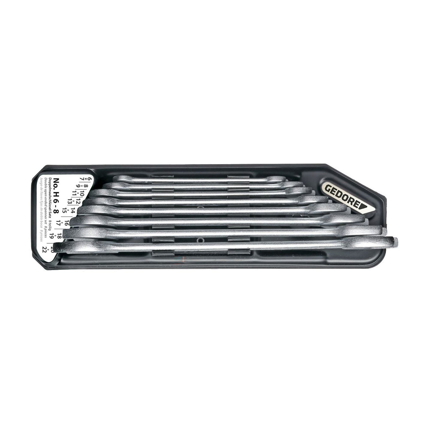 GEDORE H 6 - 8 - Juego de 8 Llaves Fijas 2 Bocas - Ferrotecnia