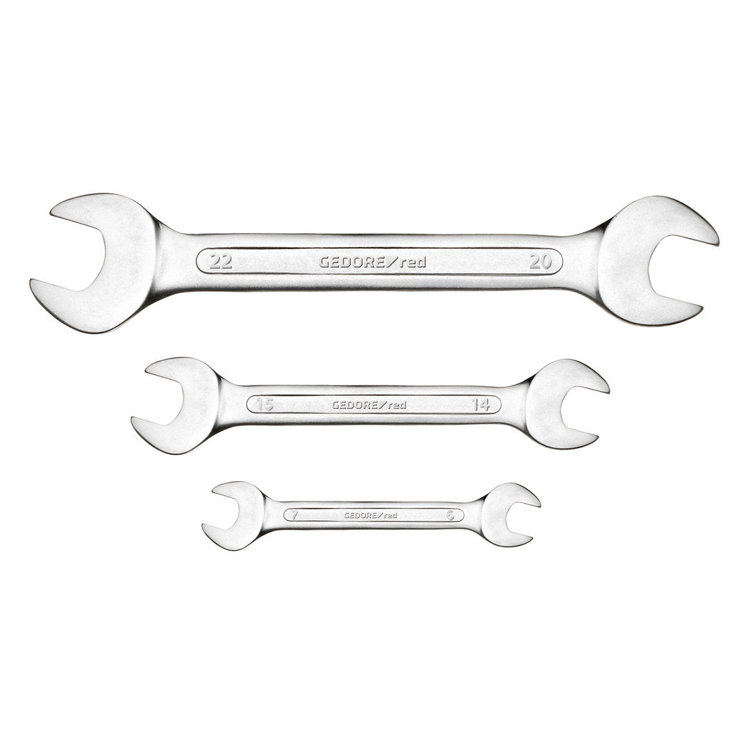 GEDORE red R05105008 - Juego de 8 llaves fijas, 6 - 22mm (3300959) - Ferrotecnia