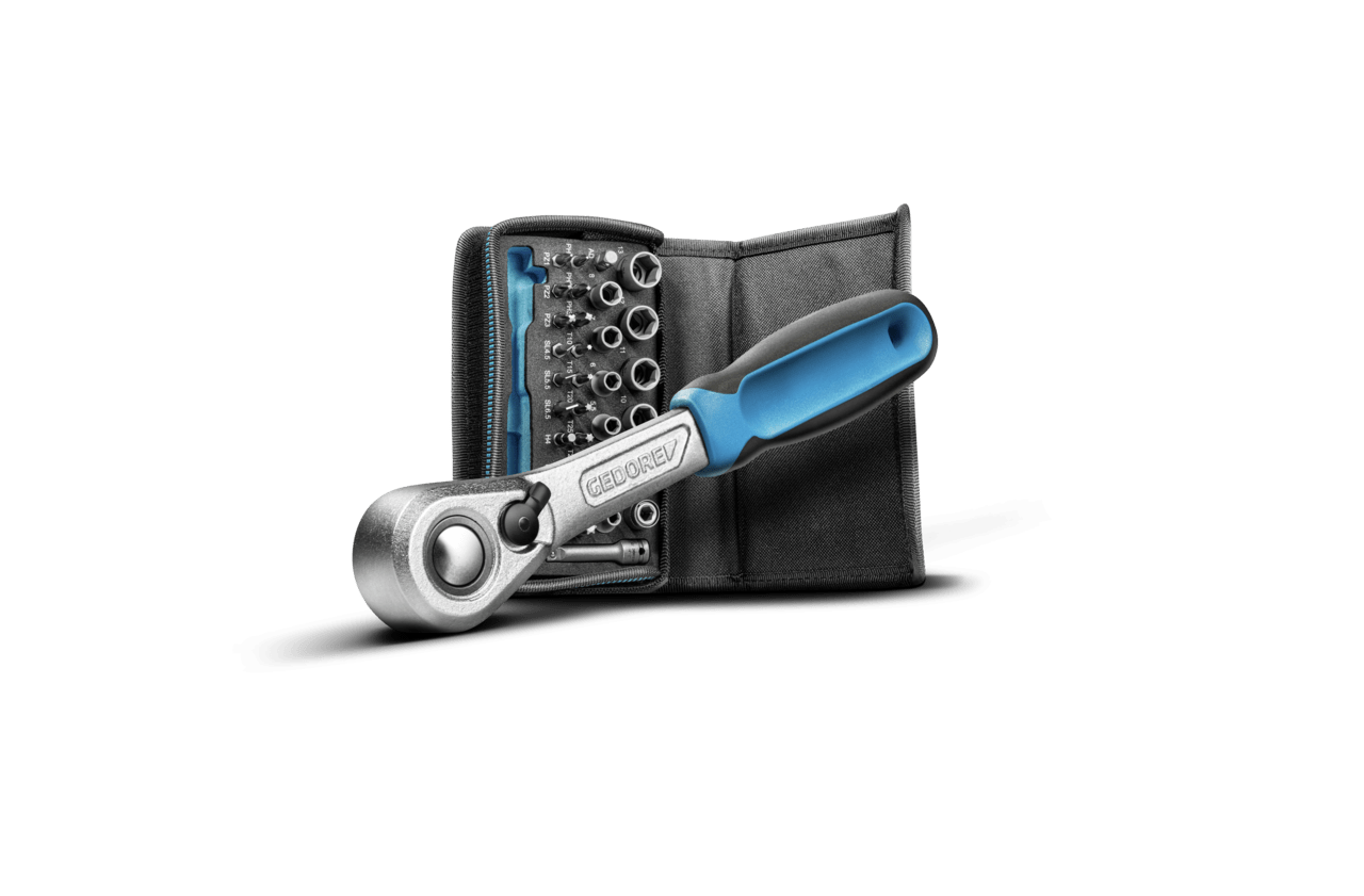 GEDORE TC 666 - MU - 20 - Juego vasos y puntas 1/4" - Ferrotecnia