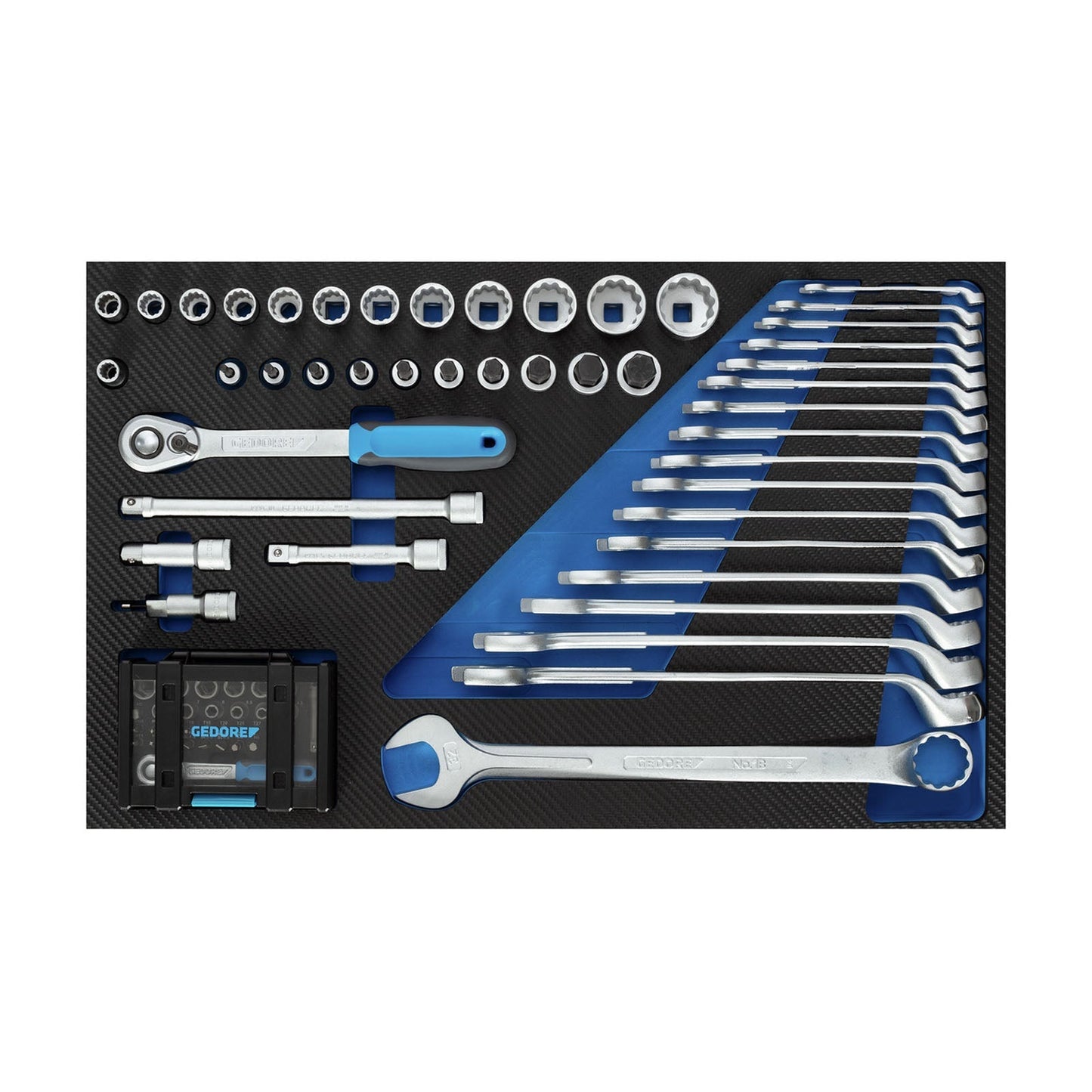 GEDORE TS - 173 - Surtido de herramientas en modulos CT, 173 pzas - Ferrotecnia